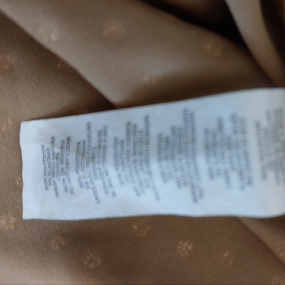 boohoo Polka Dot Ruffle Sleeve Tan Top- 4 - Picture 6 of 6